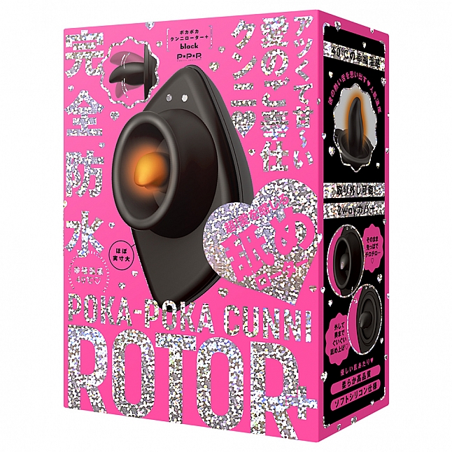 18DSC,成人用品,EXE -  完全防水 幸福温感40℃ POKA-POKA CUNNI ROTOR發熱舔舔器,4582593598783