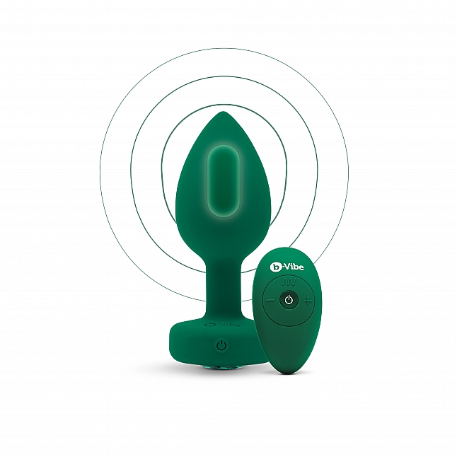 b-Vibe - Jewel Plug 無線遙控寶石後庭塞 中大碼,18DSC 成人用品店,4890808242391