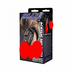 BLUE line - 男用亞克力貞操鎖 開啟 BLUE line - 男用亞克力貞操鎖 開啟