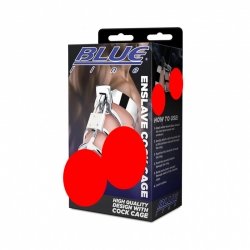 BLUE line - 男用鋁合金貞操鎖 奴役 BLUE line - 男用鋁合金貞操鎖 奴役