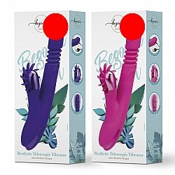 Begonia Angel - Realistic Telescopic 伸縮震動旋轉兔頭按摩棒 Begonia Angel - Realistic Telescopic 伸縮震動旋轉兔頭按摩棒