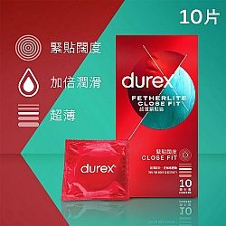 Durex - 杜蕾斯超薄緊貼裝 10片裝 Durex - 杜蕾斯超薄緊貼裝 10片裝
