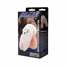 BLUE line - Silicone Chastity Cage
