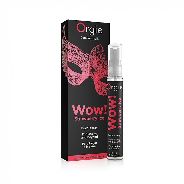 18DSC,成人用品,Orgie - Wow! 士多啤梨薄荷味甜蜜蜜口交噴霧 10ml,5600298351935