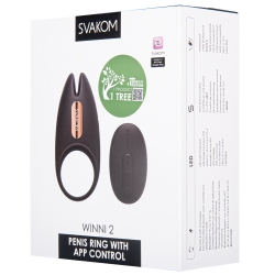 SVAKOM - WINNI 2 Rechargeable Vibrating Cock Ring With App