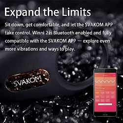 SVAKOM - WINNI 2 Rechargeable Vibrating Cock Ring With App