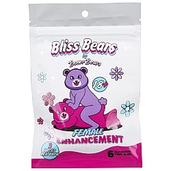Boner Bears - Bliss Bears 女用助欲增情熊仔軟糖 6粒裝 Boner Bears - Bliss Bears 女用助欲增情熊仔軟糖 6粒裝