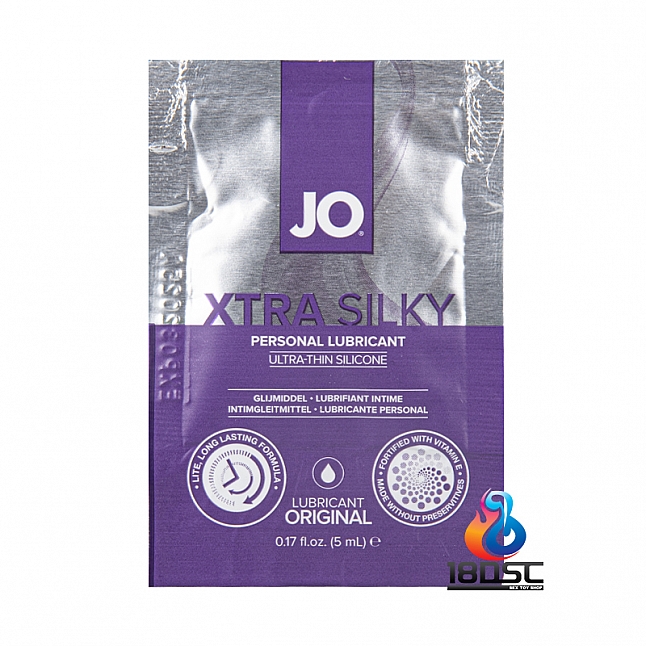 18DSC,成人用品,JO - Xtra Silky 矽性潤滑油 旅行裝 5ml,796494750117