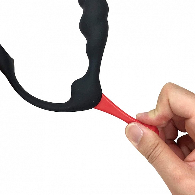 A-One - Anal Direct 3D Stick Prostate Massager with Cock Ring,18DSC 成人用品店,4573432995191