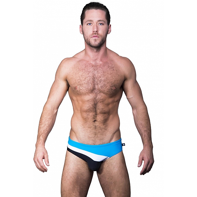 Andrew Christian Curve Bikini 男士泳褲 藍白黑色,18DSC 成人用品店,841777131470