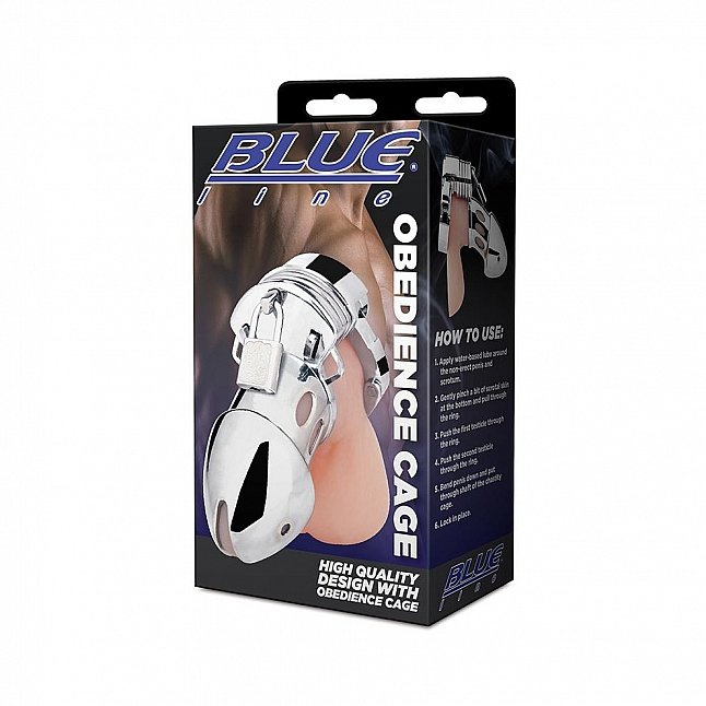 18DSC,成人用品,BLUE line - 男用鋁合金貞操鎖 麥格農,4890808255605