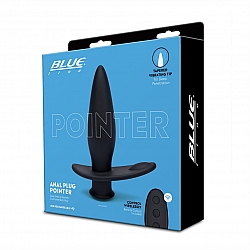 BLUE line - Pointer Remote Controlled Butt Plug Vibrator