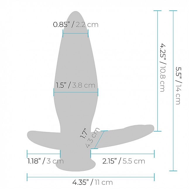 18DSC,成人用品,BLUE line - Pointer 無線遙控後庭塞,4890808254165