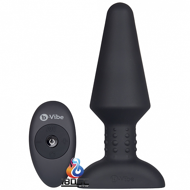 b-Vibe - Rimming XL 無線遙控震動轉珠肛塞,18DSC 成人用品店,4890808222843