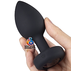 b-Vibe - Remote Control Vibrating Jewel Plug M/L