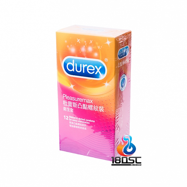 Durex - 杜蕾斯 凸點螺紋裝 (香港版) 12片,18DSC 成人用品店,5038483233306
