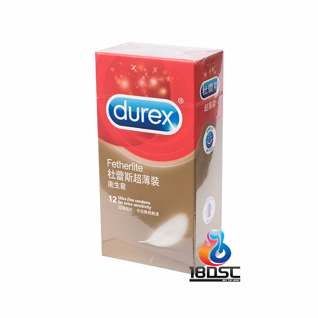 Durex - 杜蕾斯 超薄裝 (香港版) 12片,18DSC 成人用品店,8850163100107