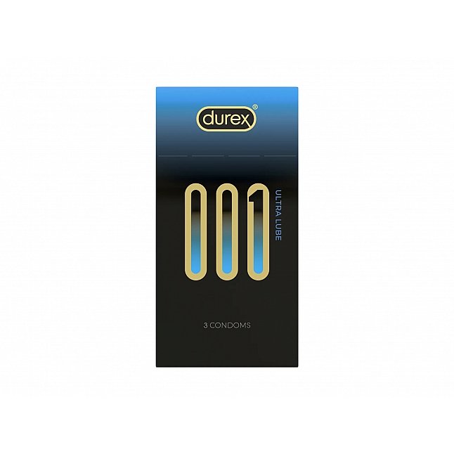 18DSC,成人用品,Durex - 杜蕾斯001 倍滑裝 3片裝