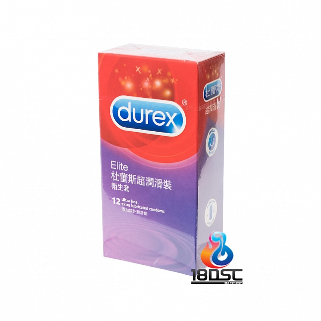 Durex - 杜蕾斯 超潤滑裝 (香港版) 12片,18DSC 成人用品店,4892025910930