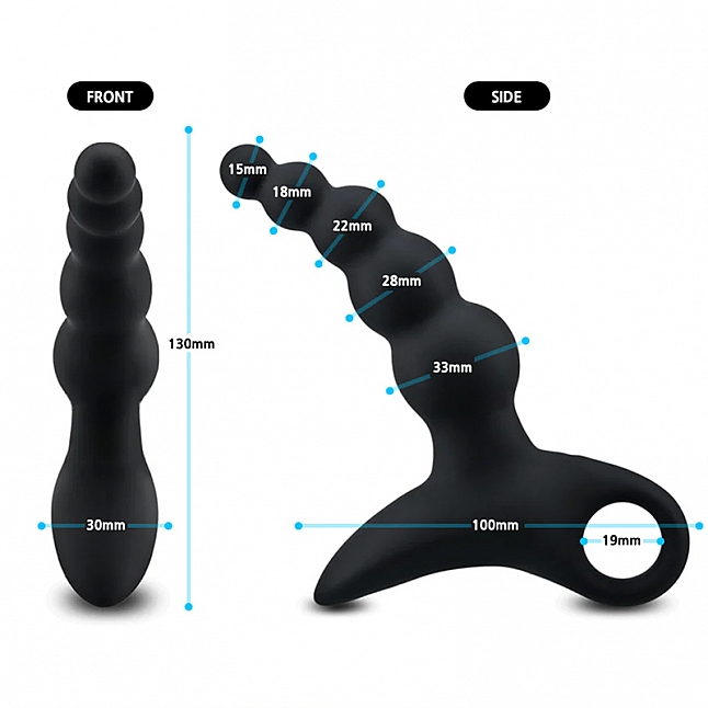 18DSC,Sex Toys,Royal Kraken - Spartacus ASHUR Rechargeable Vibrating Anal Beads,6970670350337