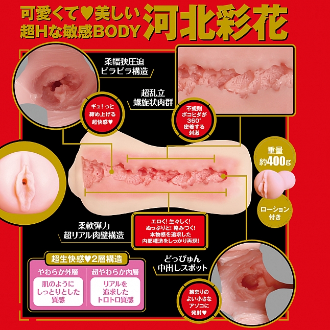 18DSC,成人用品,EXE - Japanese Real Hole 生 河北彩花 名器,4582593592323