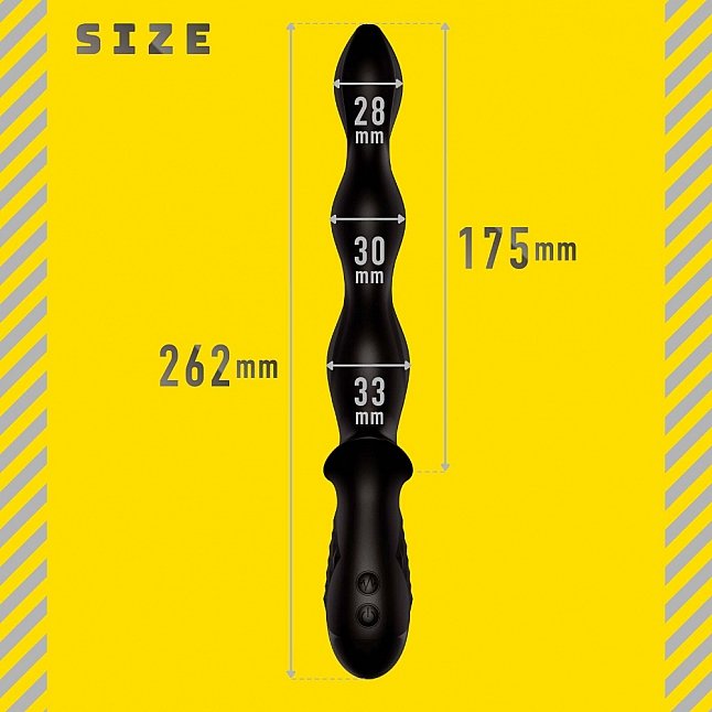 18DSC,成人用品,EXE - 雌墜後庭按摩棒 10 後庭拉珠,4582616156716