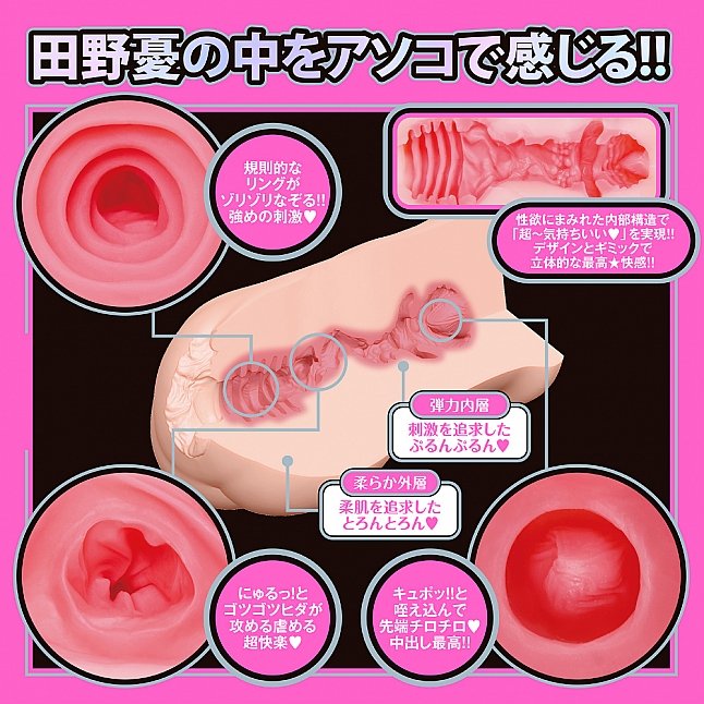 18DSC,成人用品,EXE - Japanese Real Hole LOVE 田野憂 名器,4571631311323