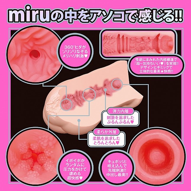 18DSC,成人用品,EXE - Japanese Real Hole LOVE miru 名器,4571631311361