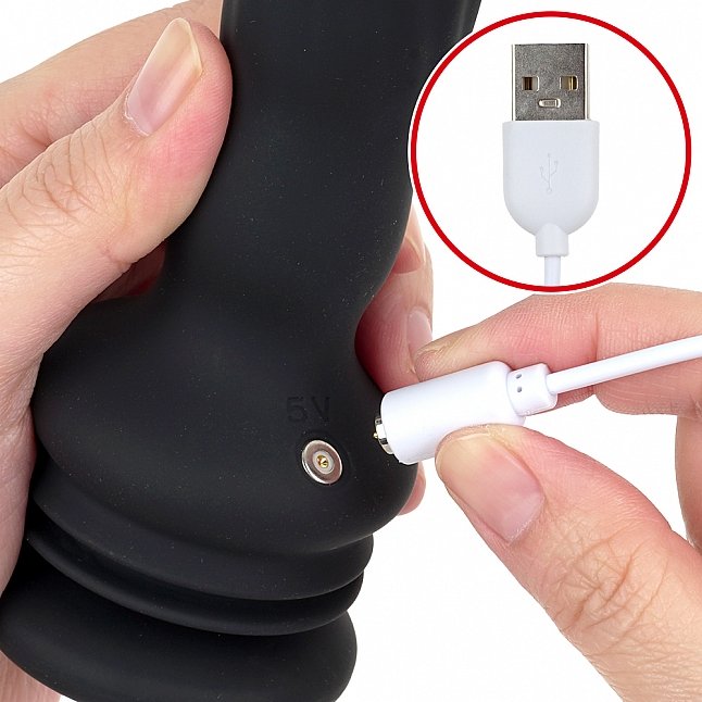 18DSC,成人用品,EXE - 雌墜旋轉震動仿真陽具,4571631313082