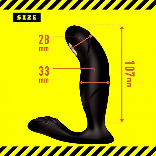 18DSC,Sex Toys,EXE - Mesuochi Back Vibe 9 Zenritsu Thunder Anal Dildo,4582616142856