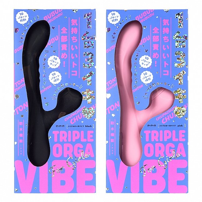 18DSC,成人用品,EXE - Triple Orga Vibe 高潮三重奏按摩棒,4582616148124