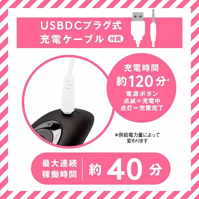 18DSC,Sex Toys,EXE - Vibrating and Spinning Butt Plug S Spiral,4582616148001