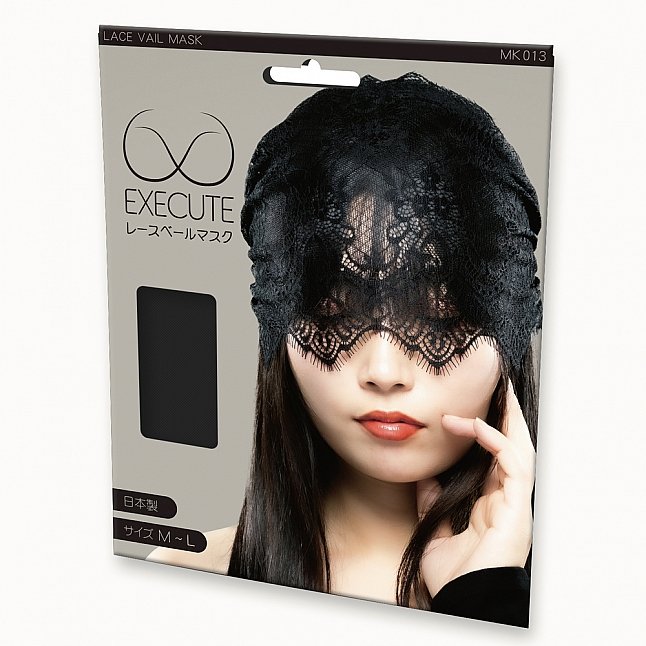 18DSC,成人用品,EXE CUTE - MK013 蕾絲面紗型眼罩,4573103500631