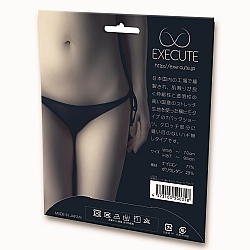 EXE CUTE - 微透視綁帶丁字褲