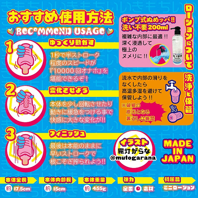 18DSC,成人用品,Hot Powers - 一萬個射精的理由 (10000回「きもちイイ」と聞かせたオナホ),4571360813181