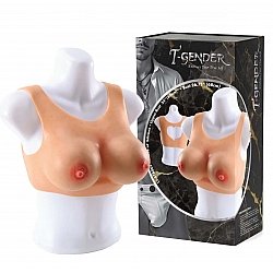 T-Gender - 矽膠義乳義乳胸衣 D Cup