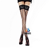 La Coco Lace Top Cuban Heel Backseam Stockings