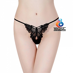 La CoCo 黑蝴蝶丁字褲