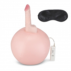 Lux Fetish - 充氣圓球配電動仿真陽具套裝
