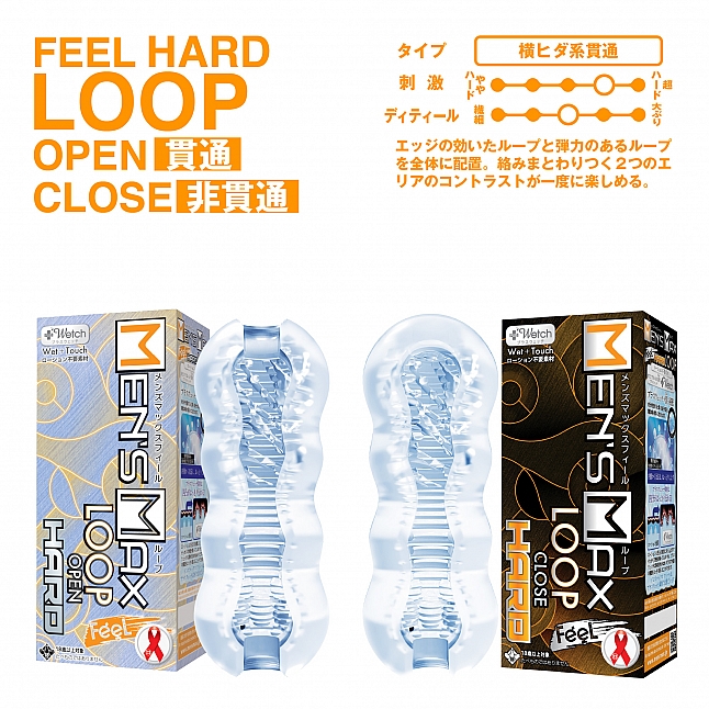 18DSC,Sex Toys,MEN'S MAX -  Feel Loop Hard,4580395738567