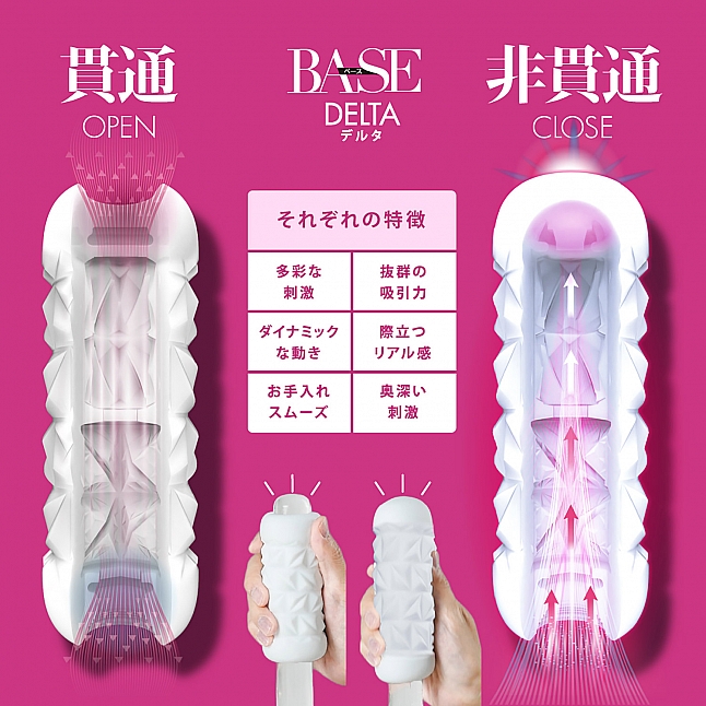 18DSC,成人用品,MEN'S MAX - Base Delta 飛機杯,4582747291836