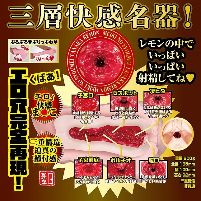 18DSC,成人用品,NPG - 名器之証明 No.013 田中檸檬 (田中レモン 前稱楓可憐 楓カレン),4562160139168