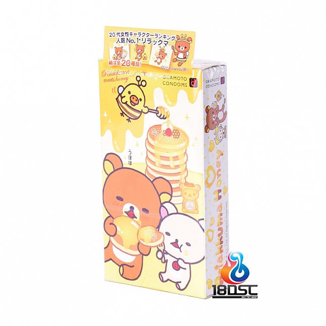 18DSC,成人用品,Okamoto - 岡本 鬆弛熊 (日本版) 10片裝,4547691734242