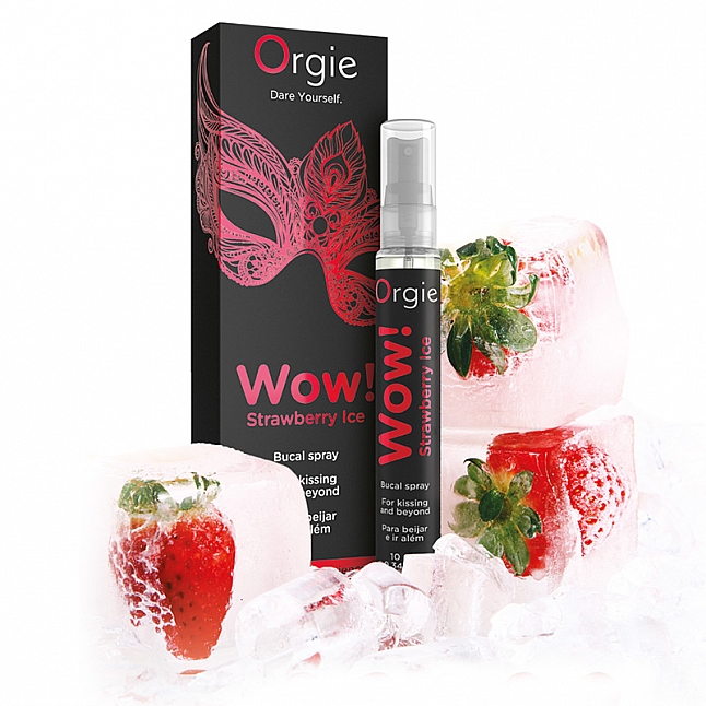 18DSC,成人用品,Orgie - Wow! 士多啤梨薄荷味甜蜜蜜口交噴霧 10ml,5600298351935