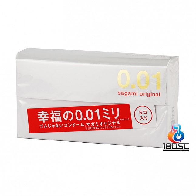 Sagami - Original 相模原創 0.01 (日本版) 5片裝,18DSC 成人用品店,4974234619245
