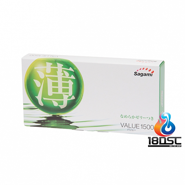 18DSC,成人用品,Sagami 相模 - 相模超值1500 (日本版) 12片裝,4974234020584