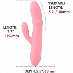 SVAKOM - Mora NEO 智能無線遙控滾珠式兔頭震動棒