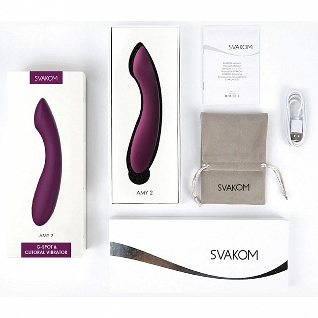 18DSC,成人用品,SVAKOM - AMY 2 G點按摩棒,6959633146651