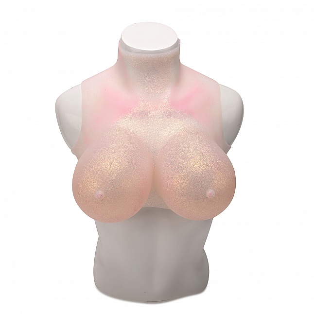 18DSC,成人用品,T-Gender - 矽膠義乳義乳胸衣閃耀版 G Cup,WS-030-G