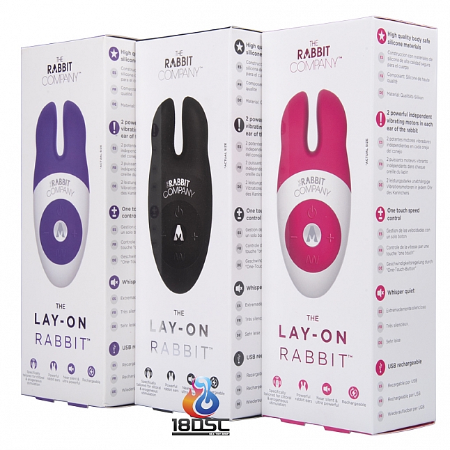 The Lay-On Rabbit 小兔耳震動器,18DSC 成人用品店,4890808177419
